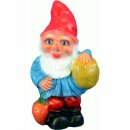 Gartenzwerg mit Kürbis Höhe 27 cm klein...