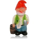 Betrunkener Gartenzwerg mit Wackelkopf und Bierkrug...